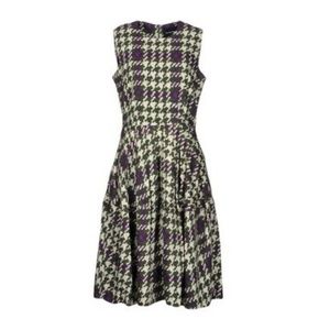 Samantha Sung Miro Houndstooth Rachel Dress 10 NEW